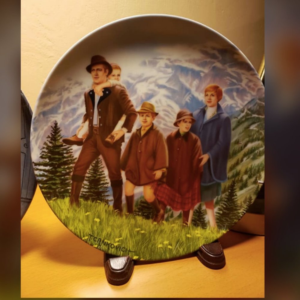 The Sound of Music Plate - Climb Ev'ry Mountain